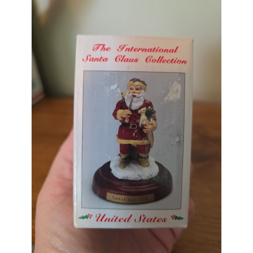Vintage International Santa Claus Collection United States Figurine In Box